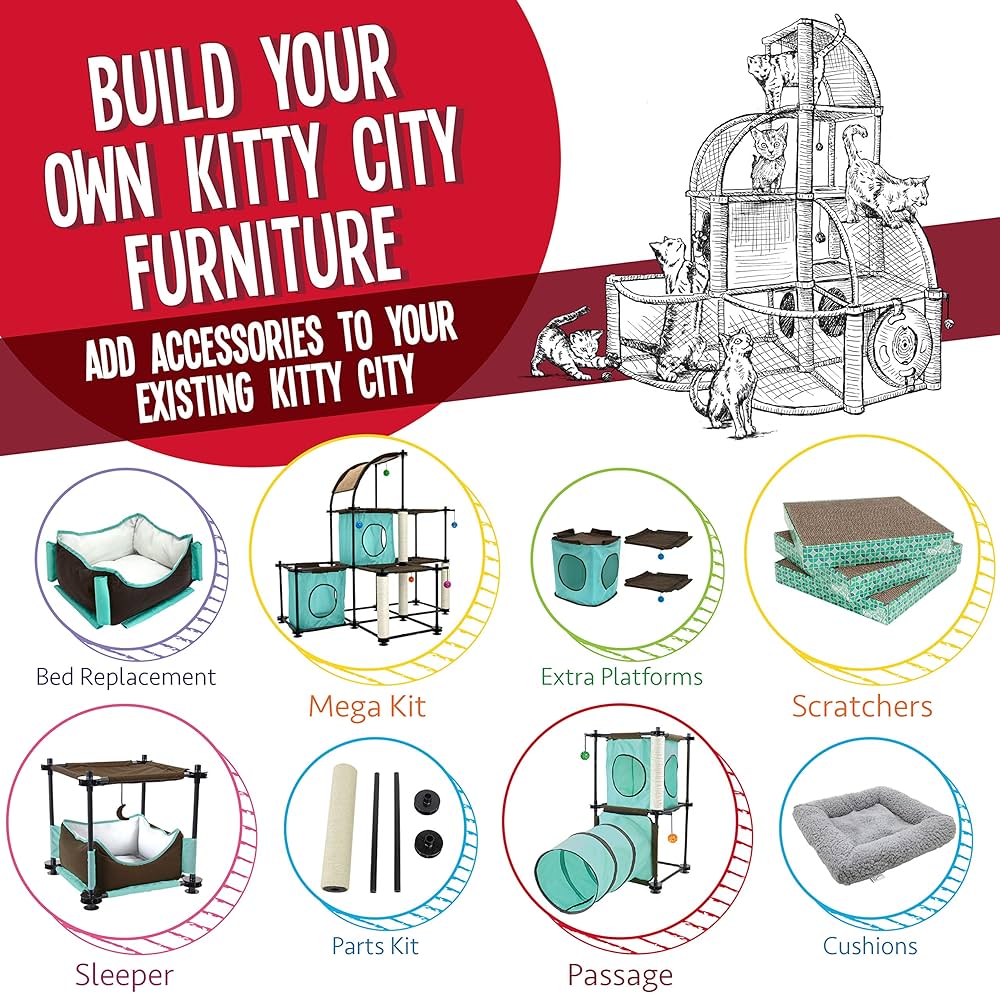 kitty Amazon.com : Kitty City Steel Claw Passage Cat Furniture